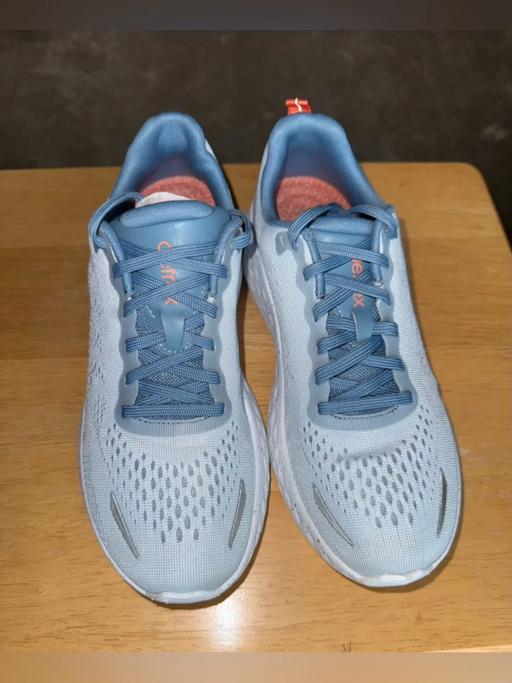 Aetrex “Danika” Light Blue Athletic Sneakers - Picture 1 of 7
